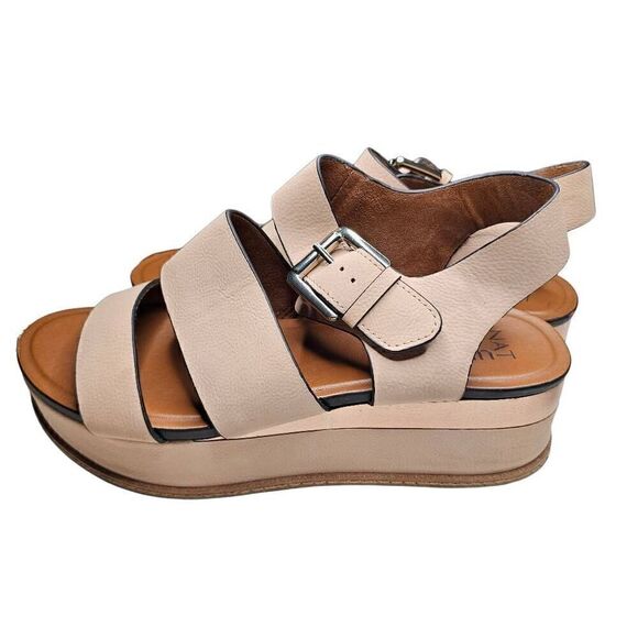 Naturalizer Mauve Nude Billie Platform Strappy Sandal Size 9 - Picture 6 of 12